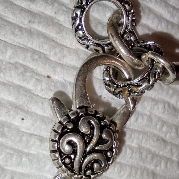 Pandora style spiner Sapphire blue bracelet - Picture 15 of 16